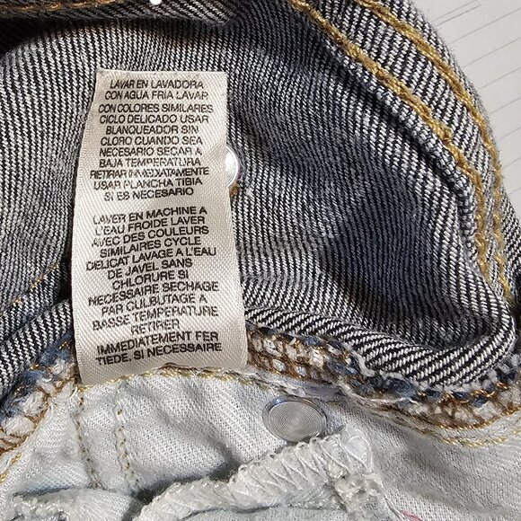 DKNY Soho Jeans Dark Blue Wash Straight Leg Size 6R - Picture 8 of 8